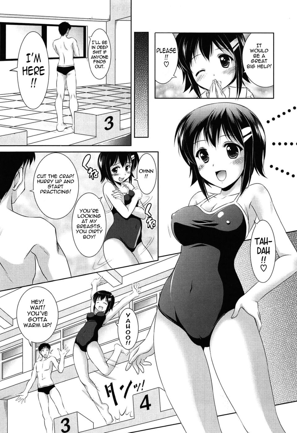 Hentai Manga Comic-Trans-swimsuit Lovers-Read-5